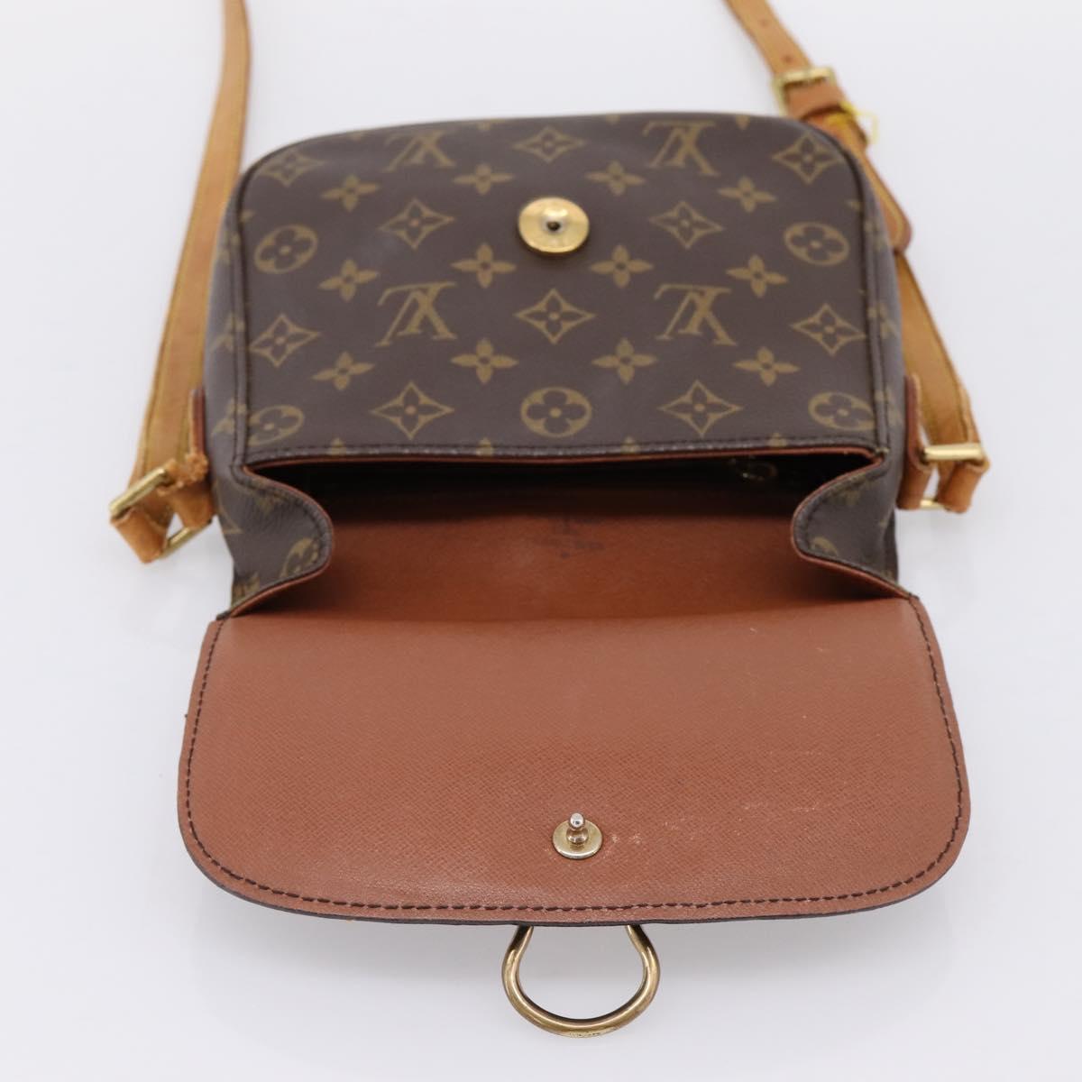 LOUIS VUITTON Monogram Saint Cloud MM Shoulder Bag M51243 LV Auth LN126