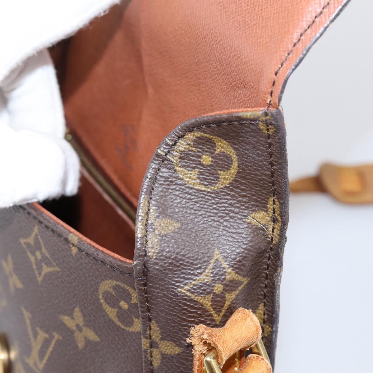 LOUIS VUITTON Monogram Saint Cloud MM Shoulder Bag M51243 LV Auth LN126