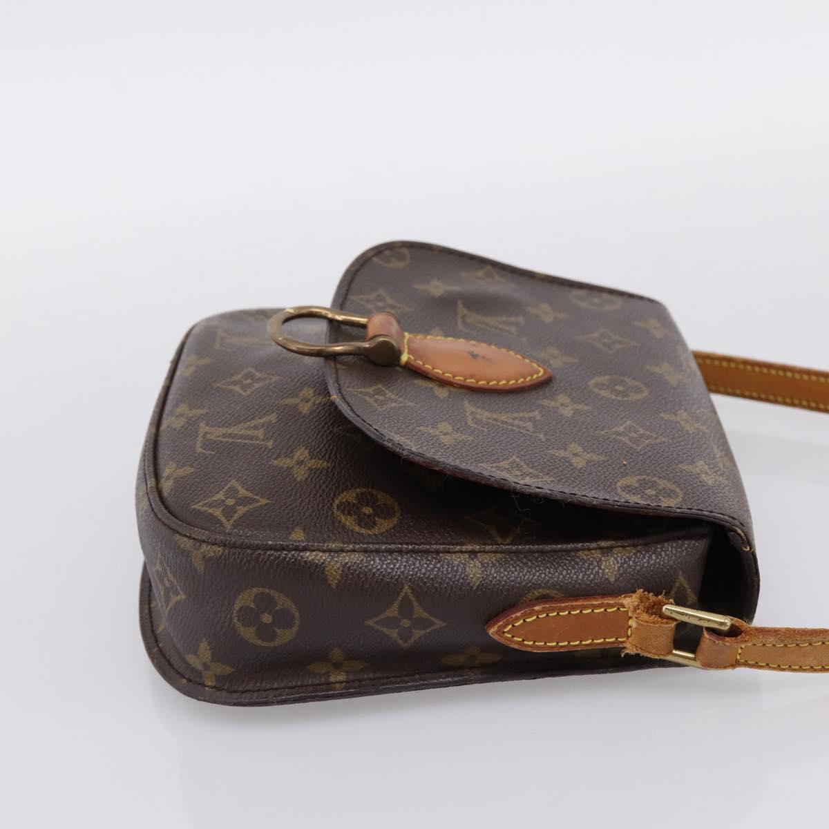 LOUIS VUITTON Monogram Saint Cloud MM Shoulder Bag M51243 LV Auth LN126