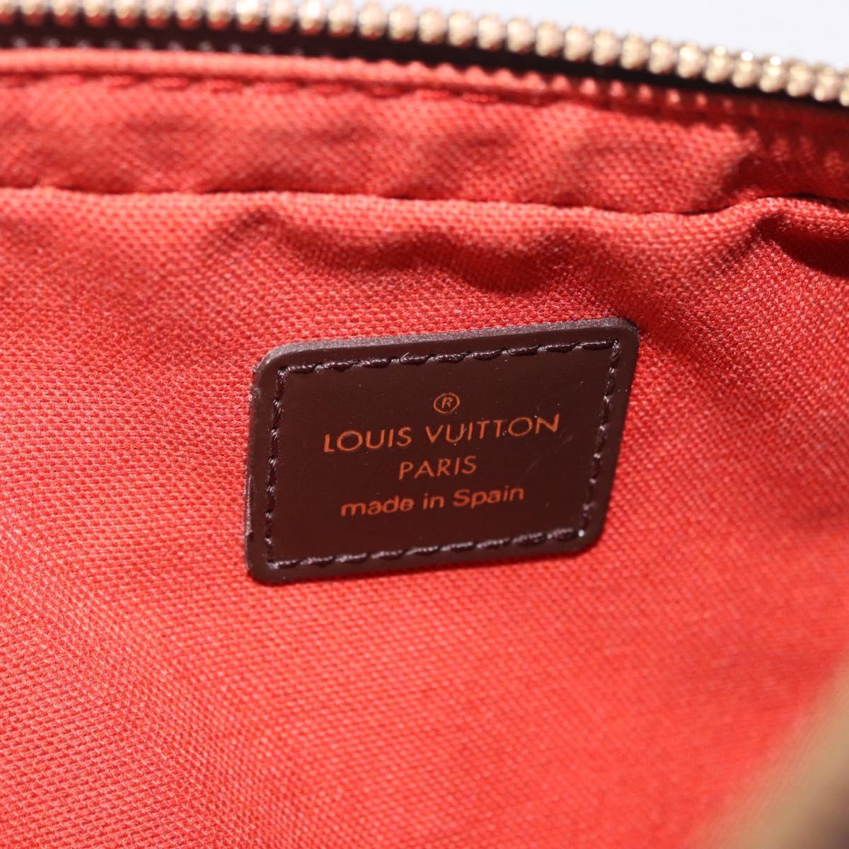 LOUIS VUITTON Damier Ebene Geronimos Shoulder Bag N51994 LV Auth LN135