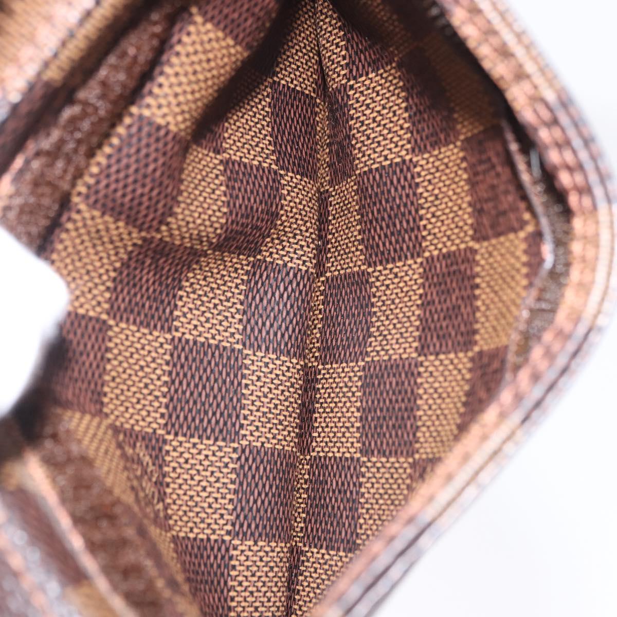 LOUIS VUITTON Damier Ebene Geronimos Shoulder Bag N51994 LV Auth LN135