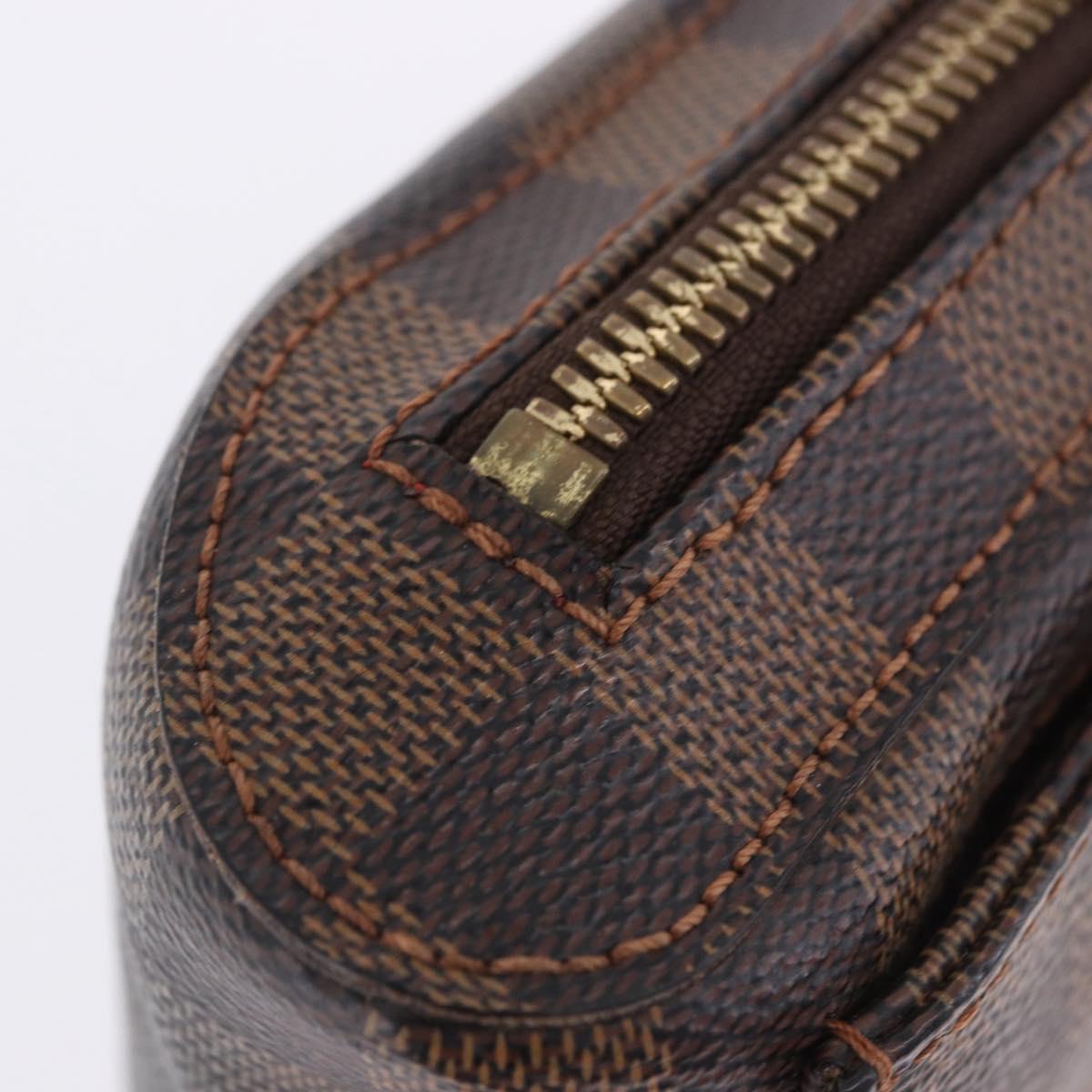 LOUIS VUITTON Damier Ebene Geronimos Shoulder Bag N51994 LV Auth LN135