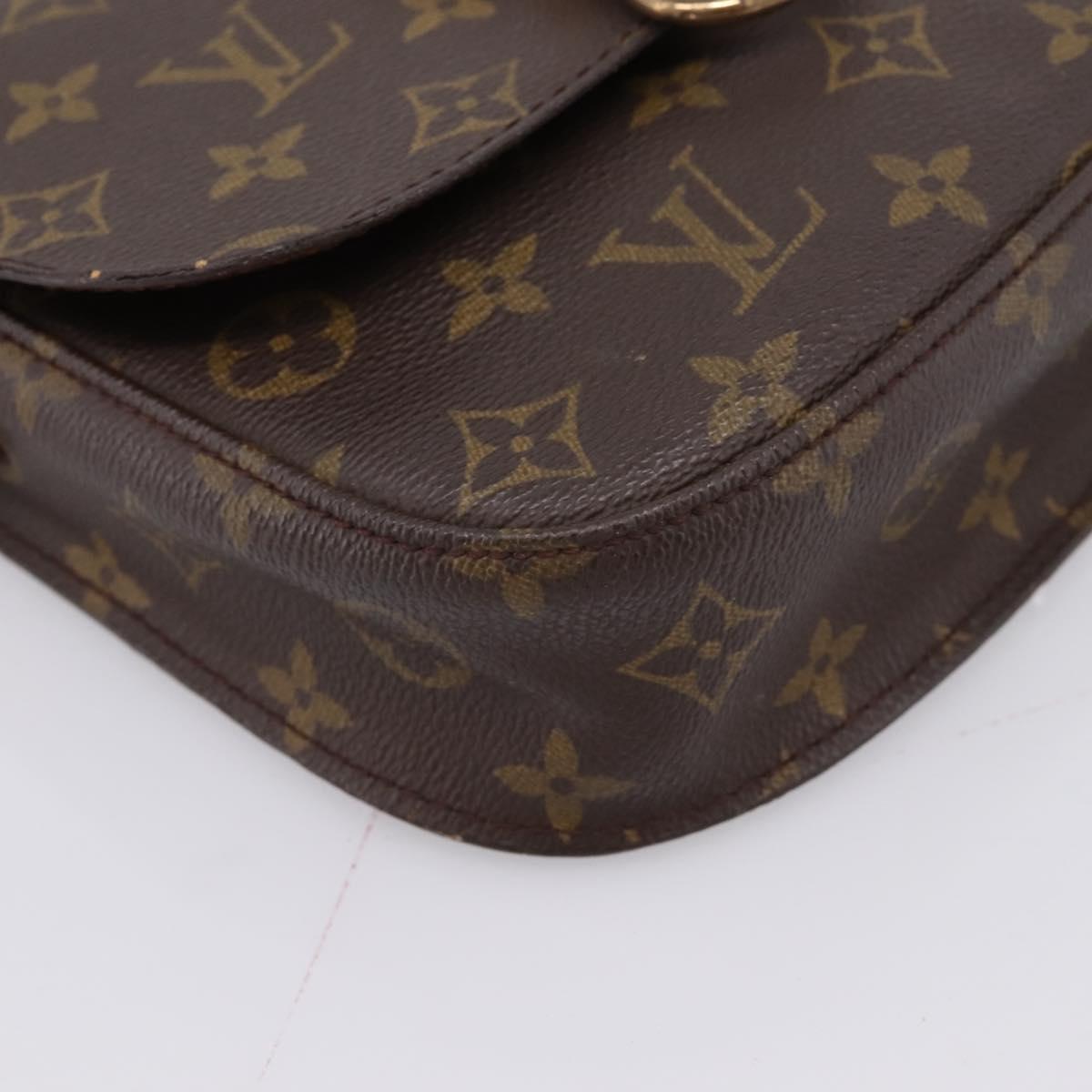 LOUIS VUITTON Monogram Saint Cloud MM Shoulder Bag M51243 LV Auth LN149
