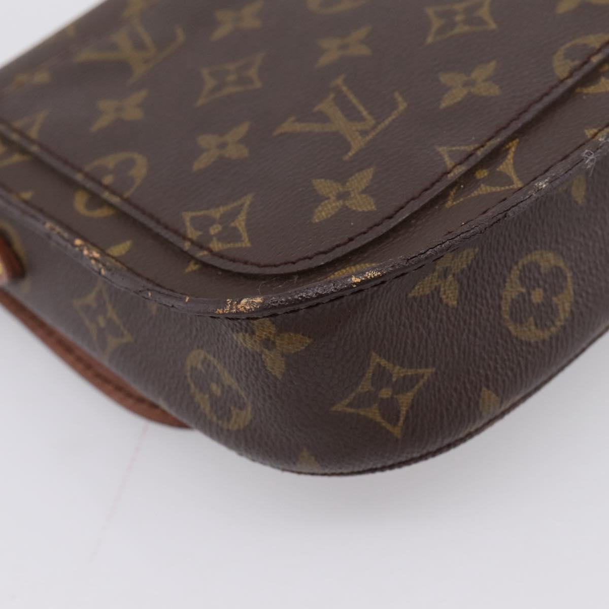 LOUIS VUITTON Monogram Saint Cloud MM Shoulder Bag M51243 LV Auth LN149