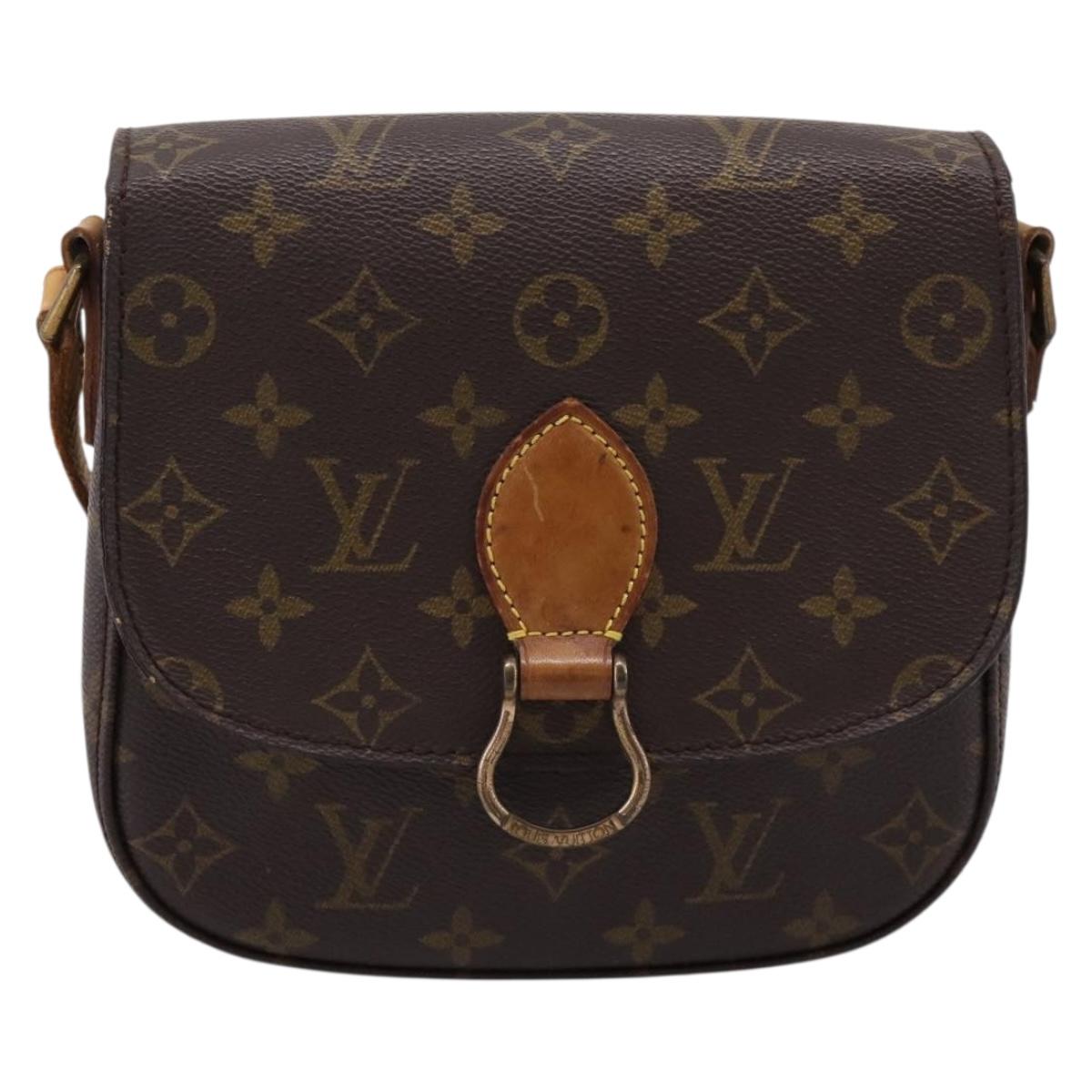 LOUIS VUITTON Monogram Saint Cloud MM Shoulder Bag M51243 LV Auth LN149