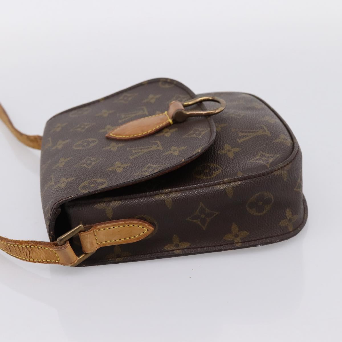 LOUIS VUITTON Monogram Saint Cloud MM Shoulder Bag M51243 LV Auth LN149