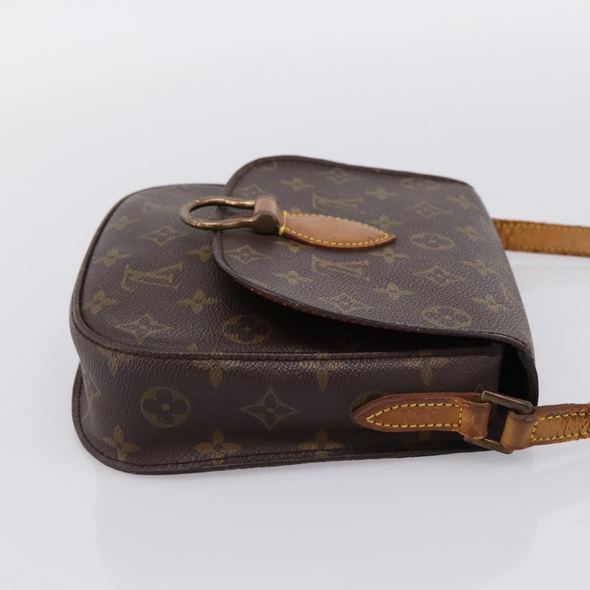 LOUIS VUITTON Monogram Saint Cloud MM Shoulder Bag M51243 LV Auth LN149
