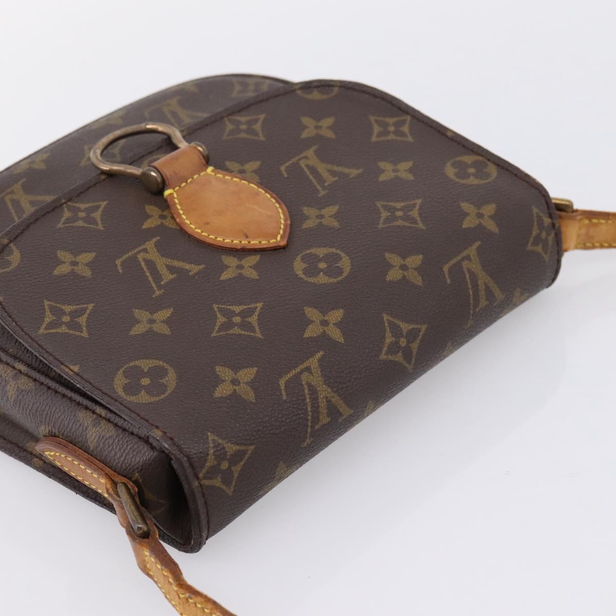 LOUIS VUITTON Monogram Saint Cloud MM Shoulder Bag M51243 LV Auth LN149