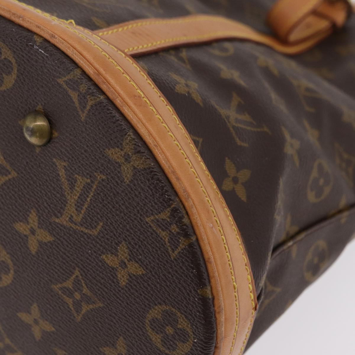 LOUIS VUITTON Monogram Bucket GM Shoulder Bag M42236 LV Auth LN151