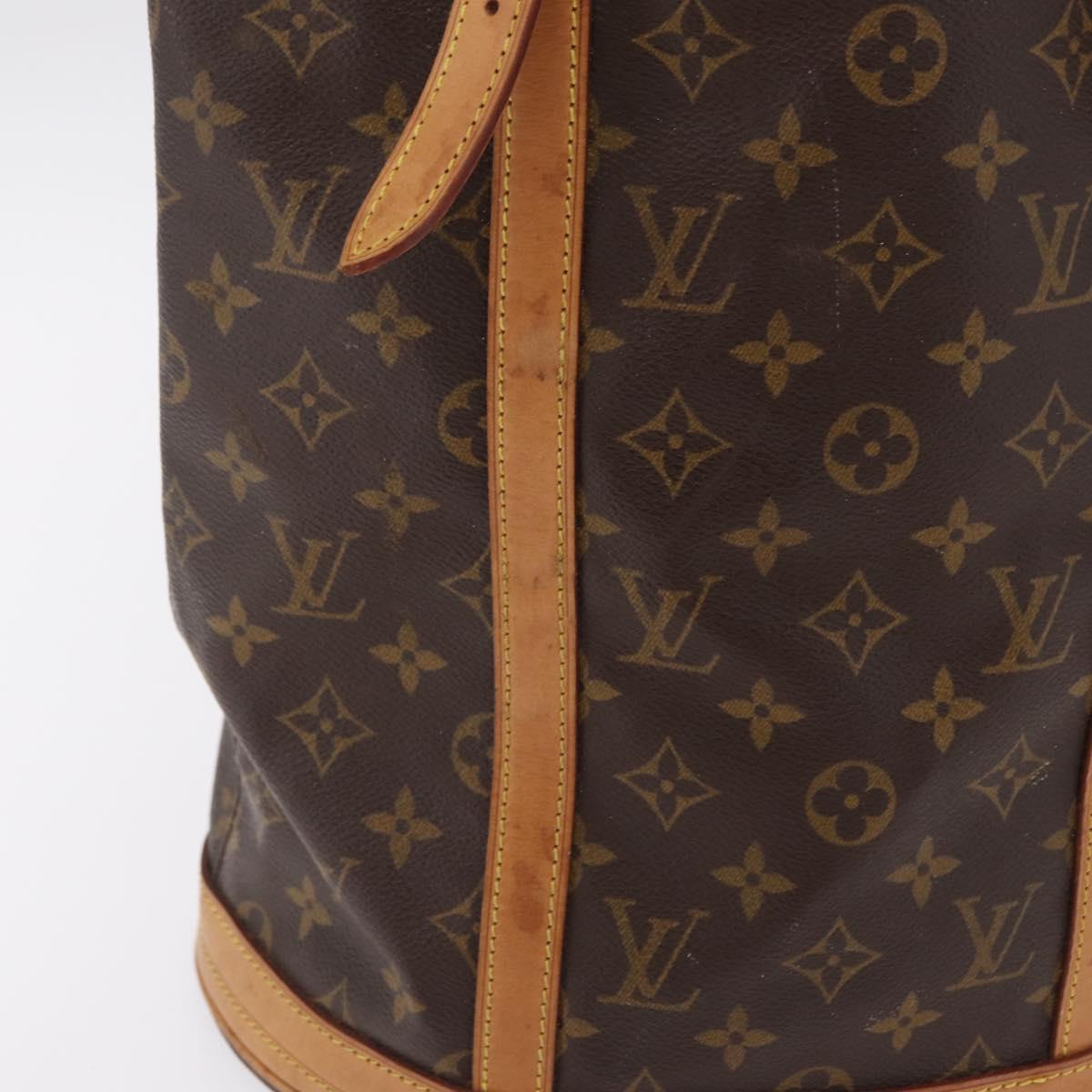 LOUIS VUITTON Monogram Bucket GM Shoulder Bag M42236 LV Auth LN151