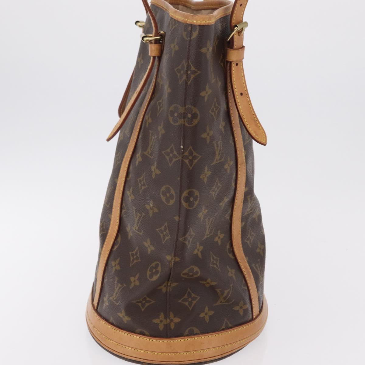 LOUIS VUITTON Monogram Bucket GM Shoulder Bag M42236 LV Auth LN151