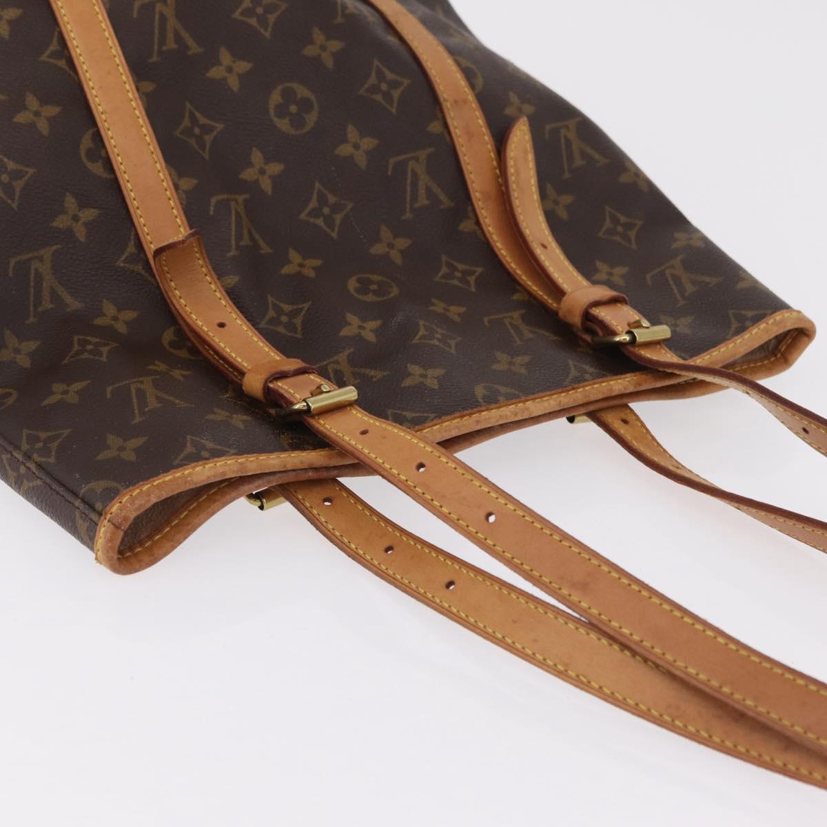 LOUIS VUITTON Monogram Bucket GM Shoulder Bag M42236 LV Auth LN151
