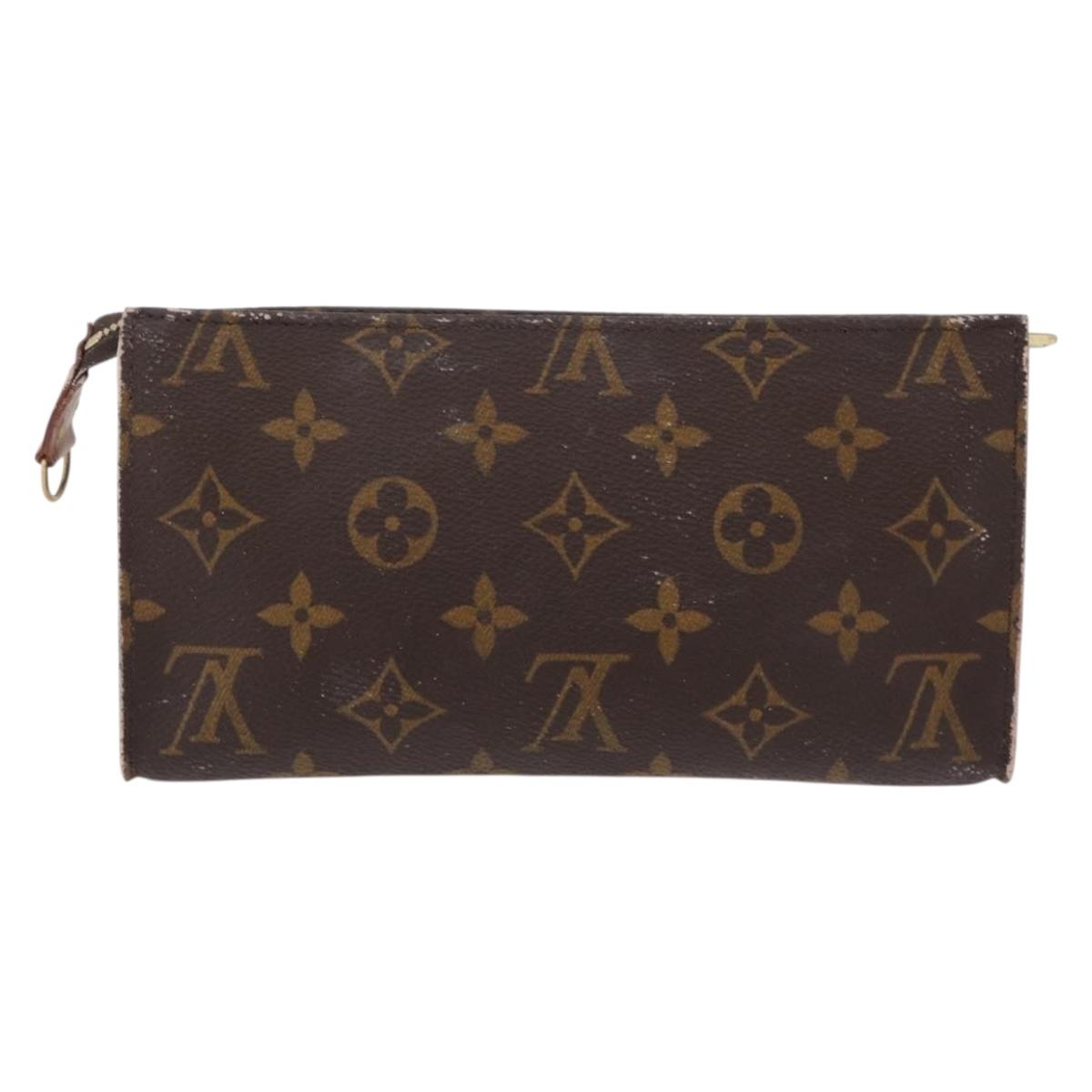 LOUIS VUITTON Monogram Bucket GM Accessory Pouch LV Auth LN152
