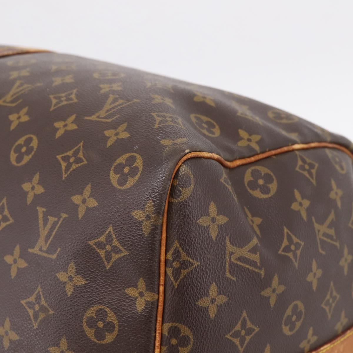 LOUIS VUITTON Monogram Keepall Bandouliere 60 Boston Bag M41412 LV Auth LN156