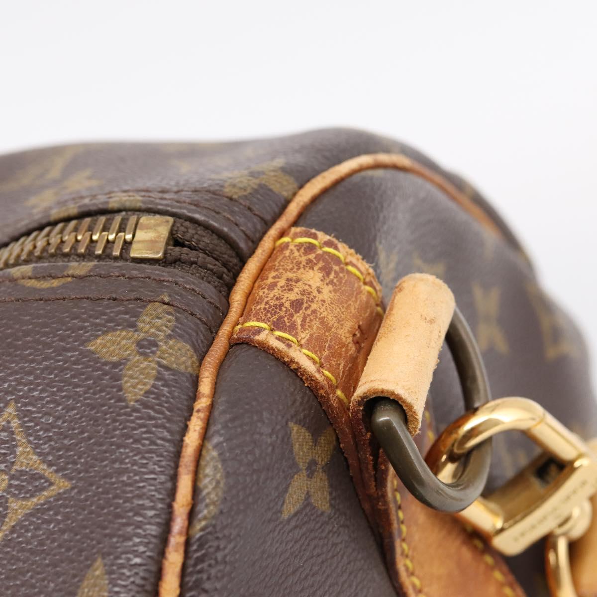 LOUIS VUITTON Monogram Keepall Bandouliere 60 Boston Bag M41412 LV Auth LN156