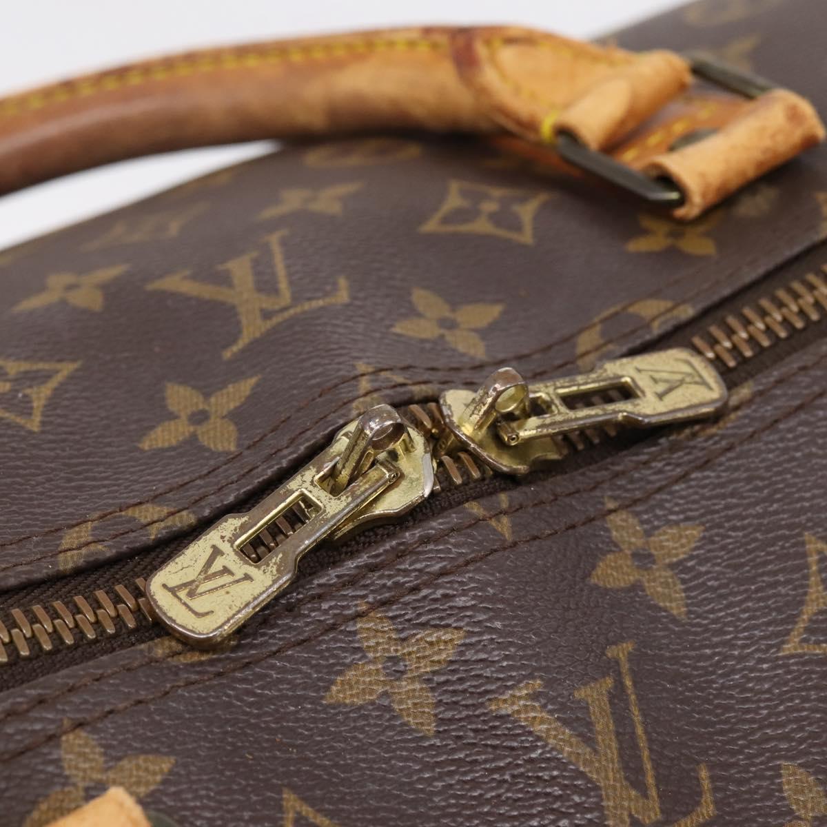 LOUIS VUITTON Monogram Keepall Bandouliere 60 Boston Bag M41412 LV Auth LN156
