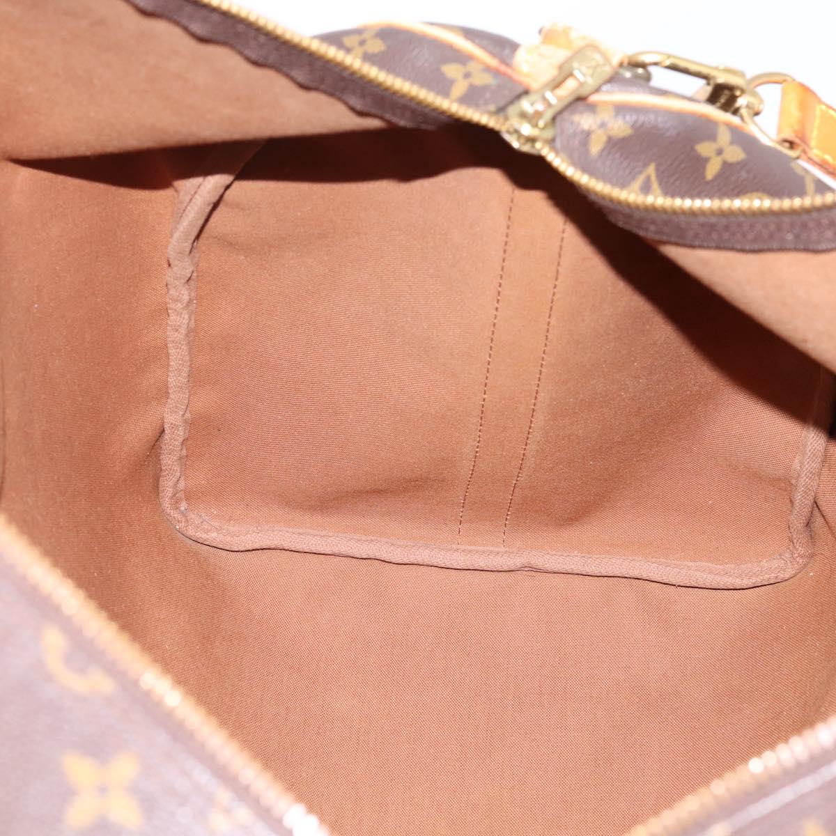 LOUIS VUITTON Monogram Keepall Bandouliere 60 Boston Bag M41412 LV Auth LN156