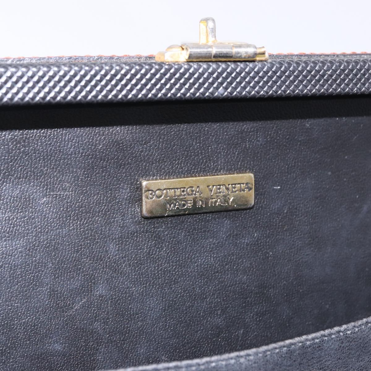 Vivienne Westwood Briefcase PVC Black Gold Auth LN161