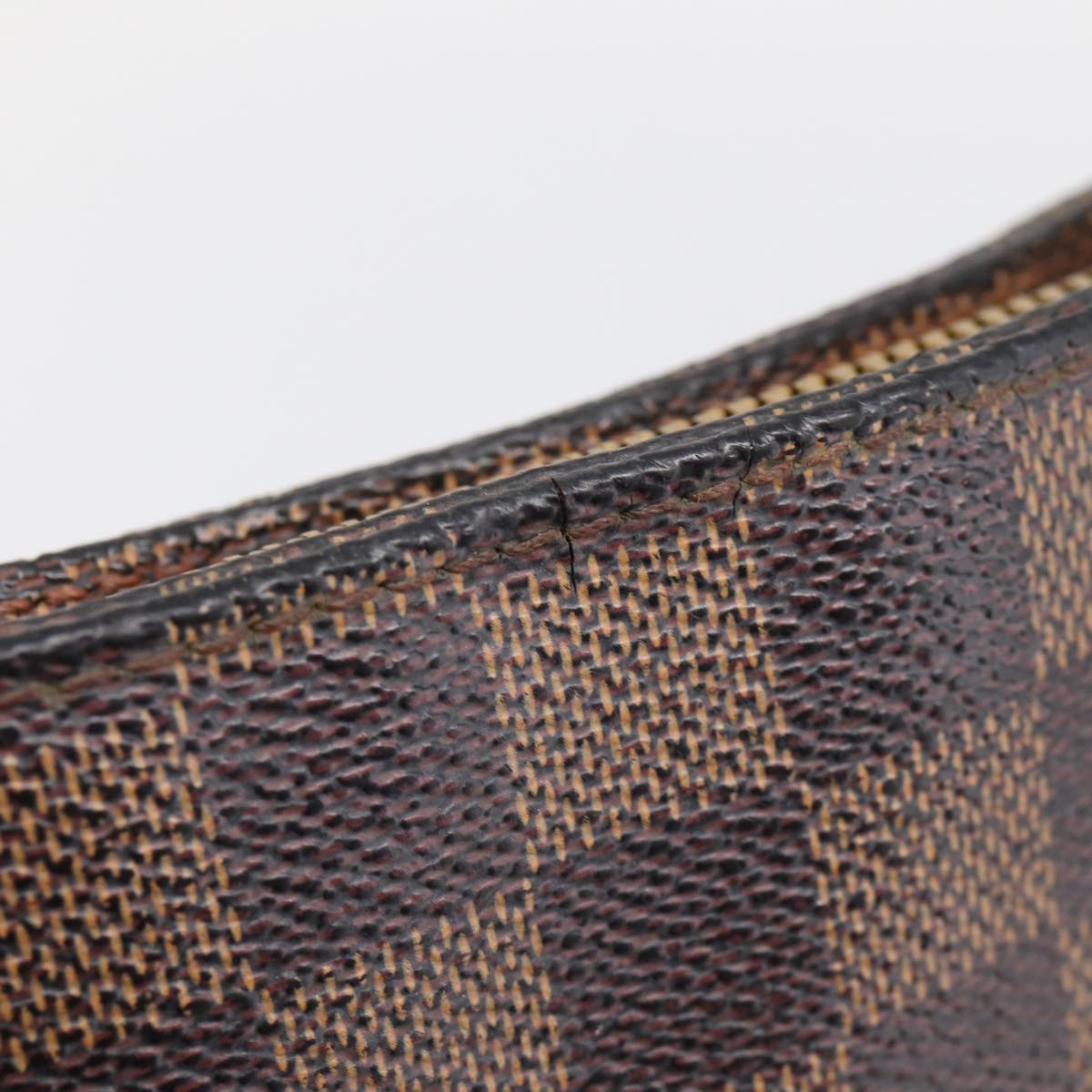 LOUIS VUITTON Damier Ebene Looping MM Shoulder Bag SPO LV Auth LN162