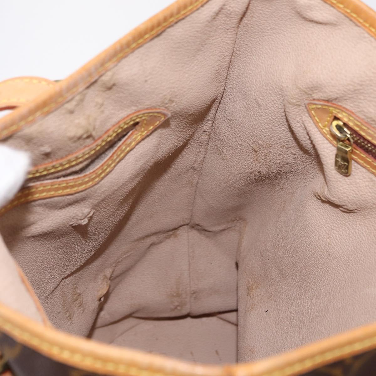 LOUIS VUITTON Monogram Bucket GM Shoulder Bag M42236 LV Auth LN164