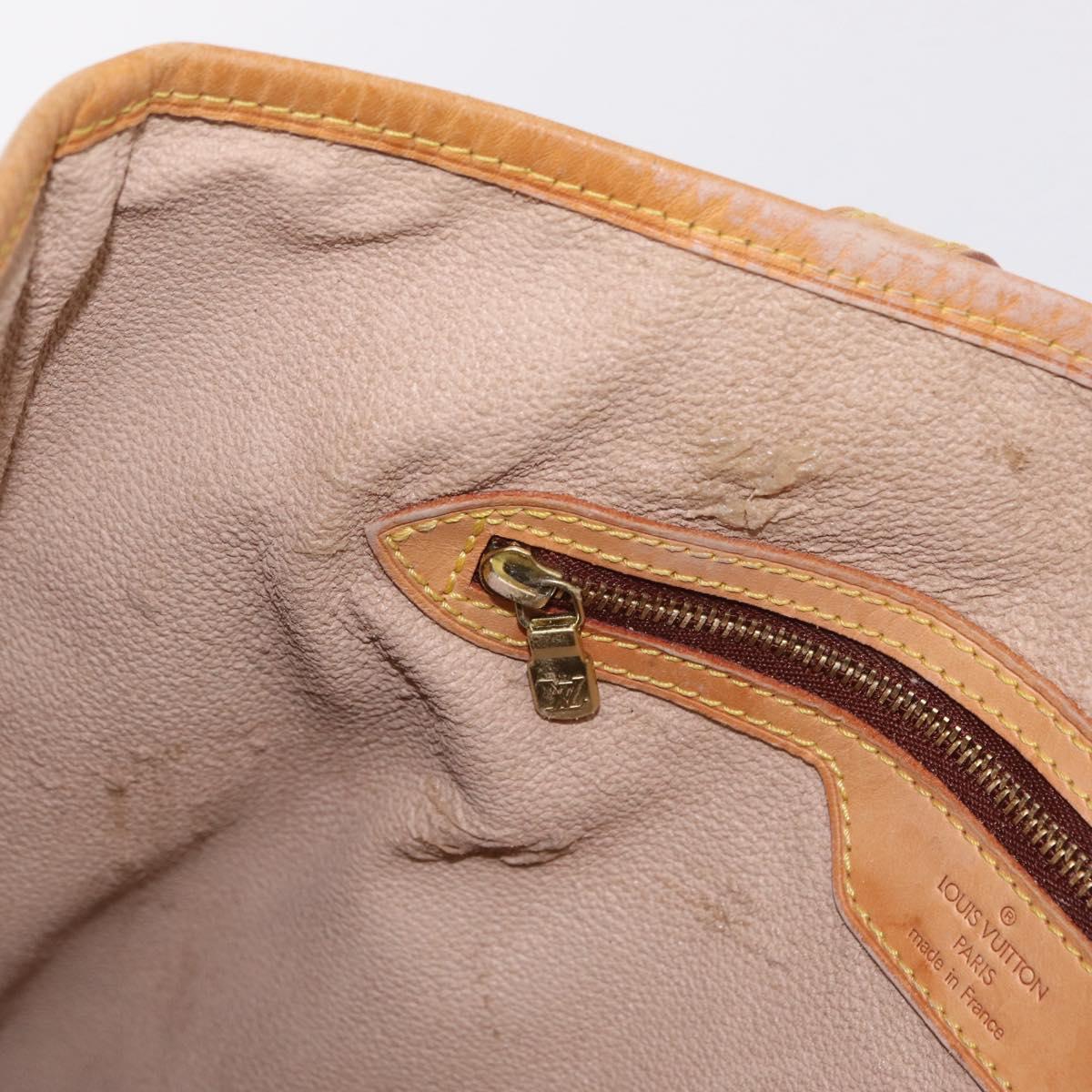 LOUIS VUITTON Monogram Bucket GM Shoulder Bag M42236 LV Auth LN164