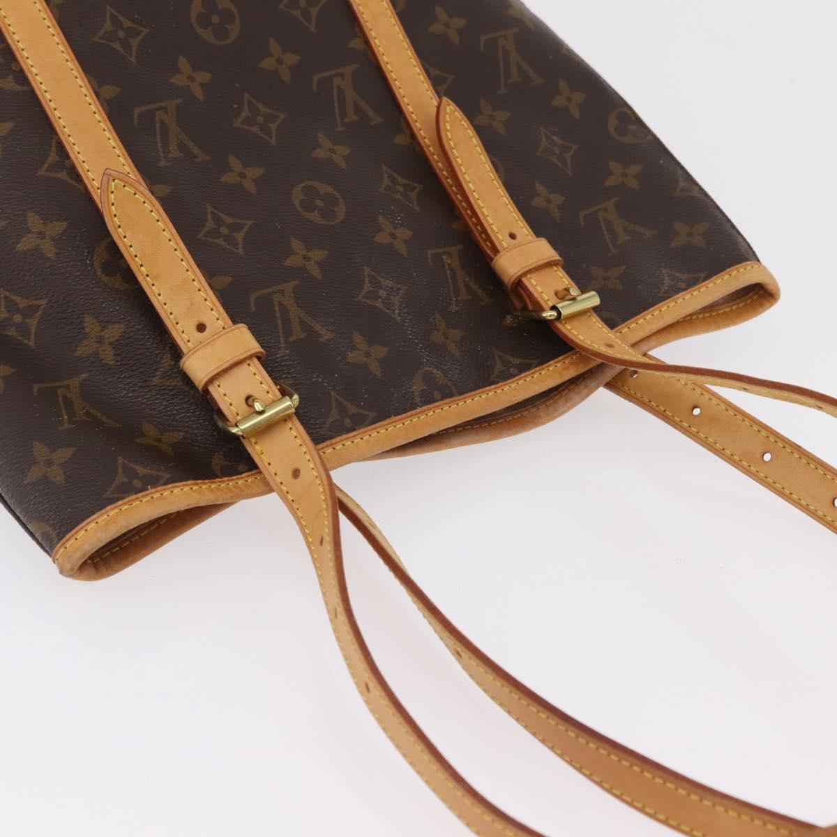 LOUIS VUITTON Monogram Bucket GM Shoulder Bag M42236 LV Auth LN164