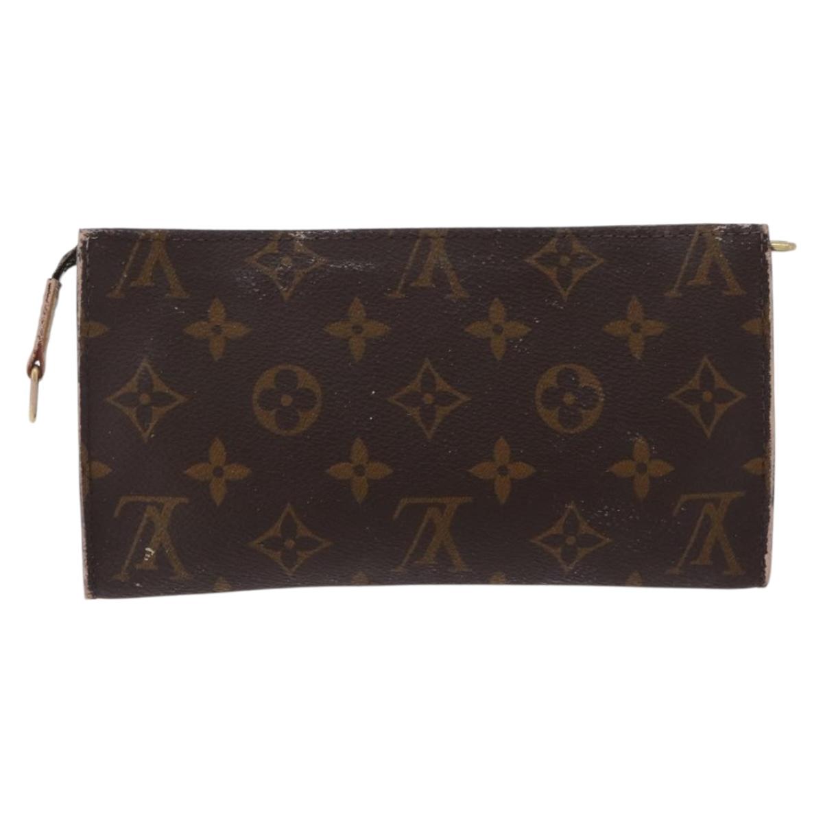 LOUIS VUITTON Monogram Bucket GM Accessory Pouch LV Auth LN165