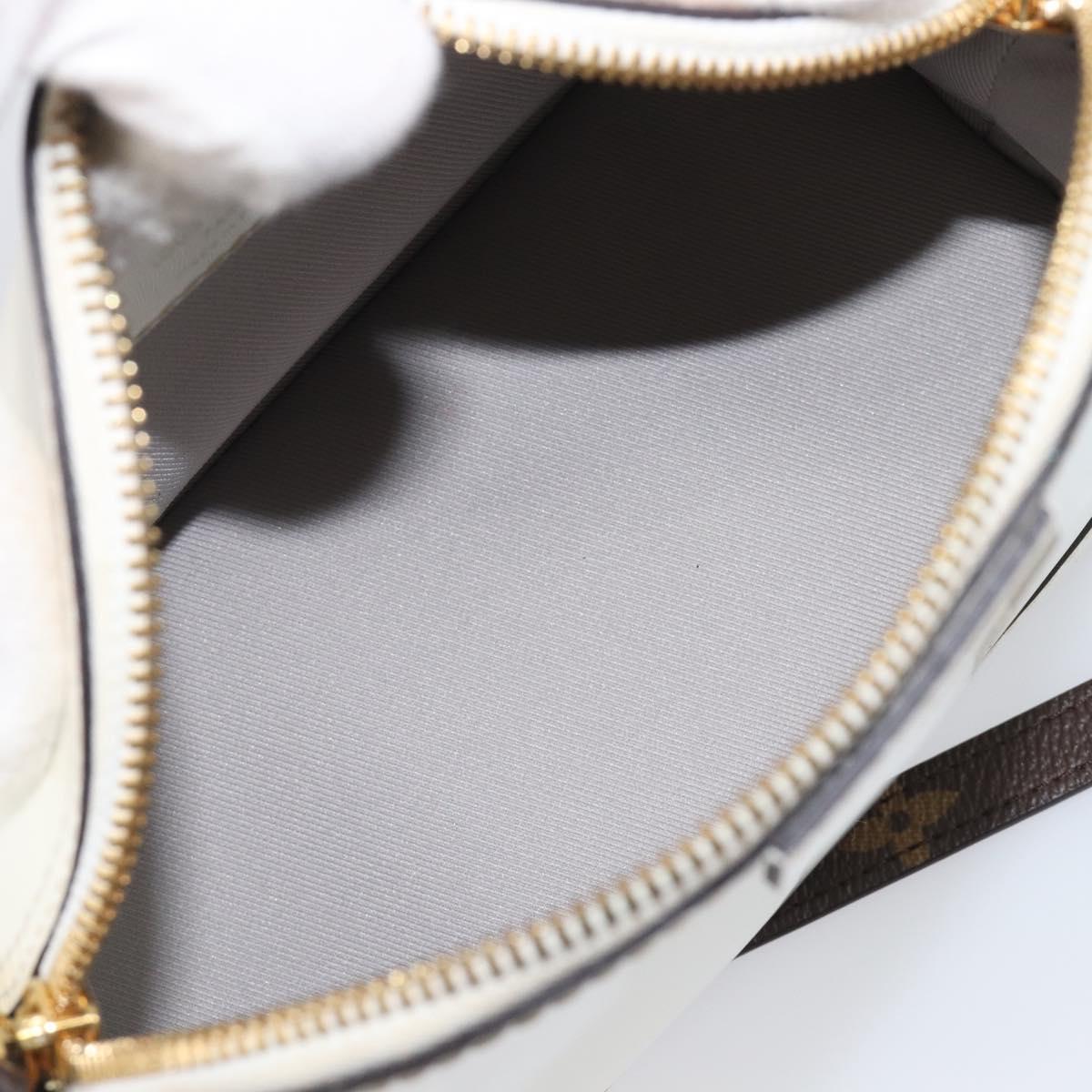 LOUIS VUITTON Monogram Vernis Miroir Alma Mini Bag Snow M52749 LV Auth LN166V