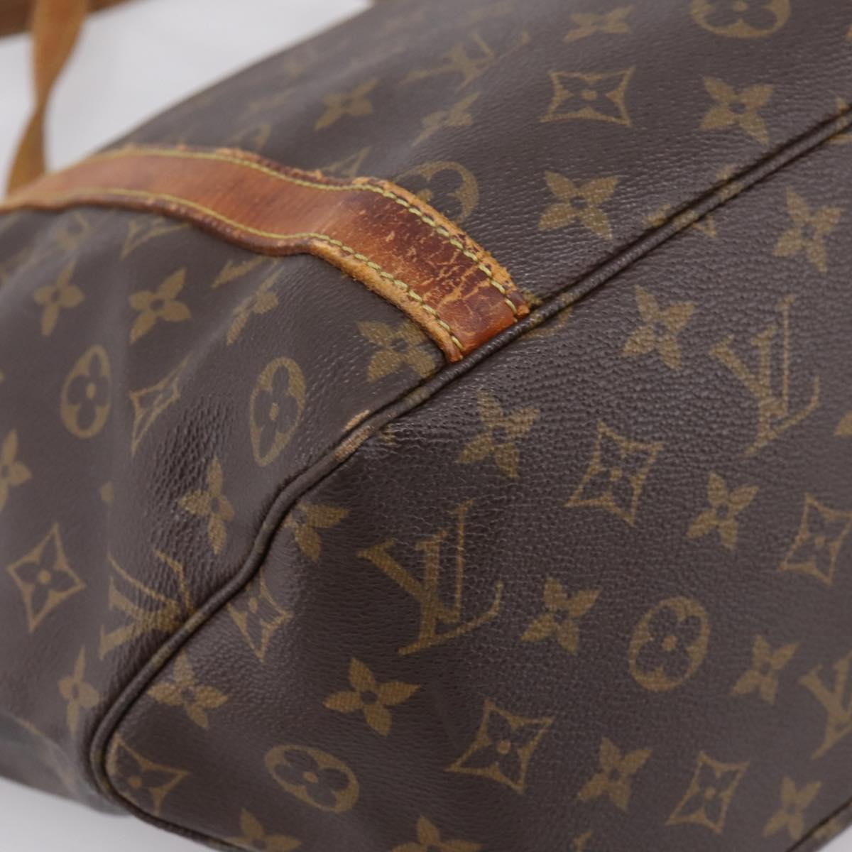 LOUIS VUITTON Monogram Sac Shopping GM Tote Bag M51110 LV Auth LN170