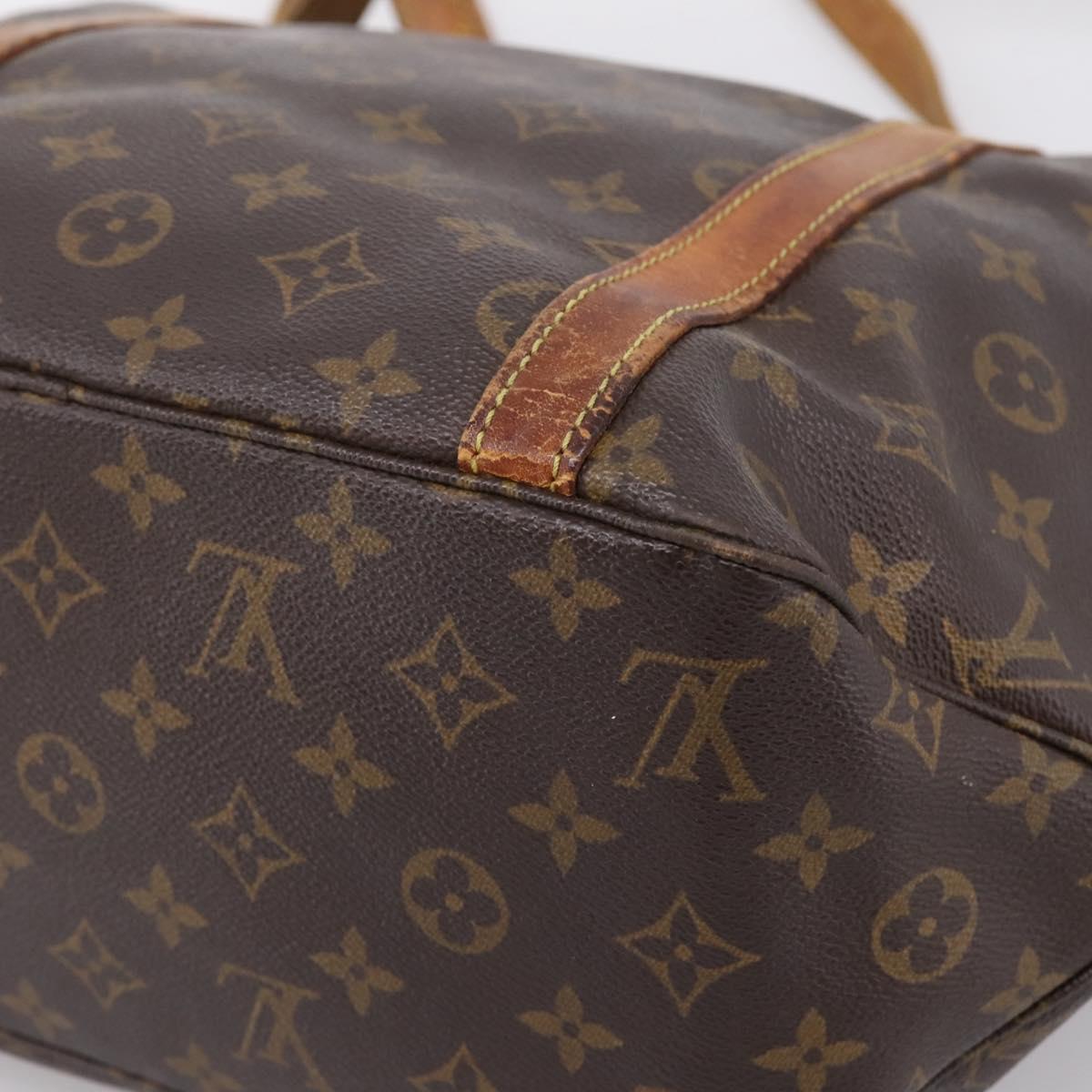 LOUIS VUITTON Monogram Sac Shopping GM Tote Bag M51110 LV Auth LN170