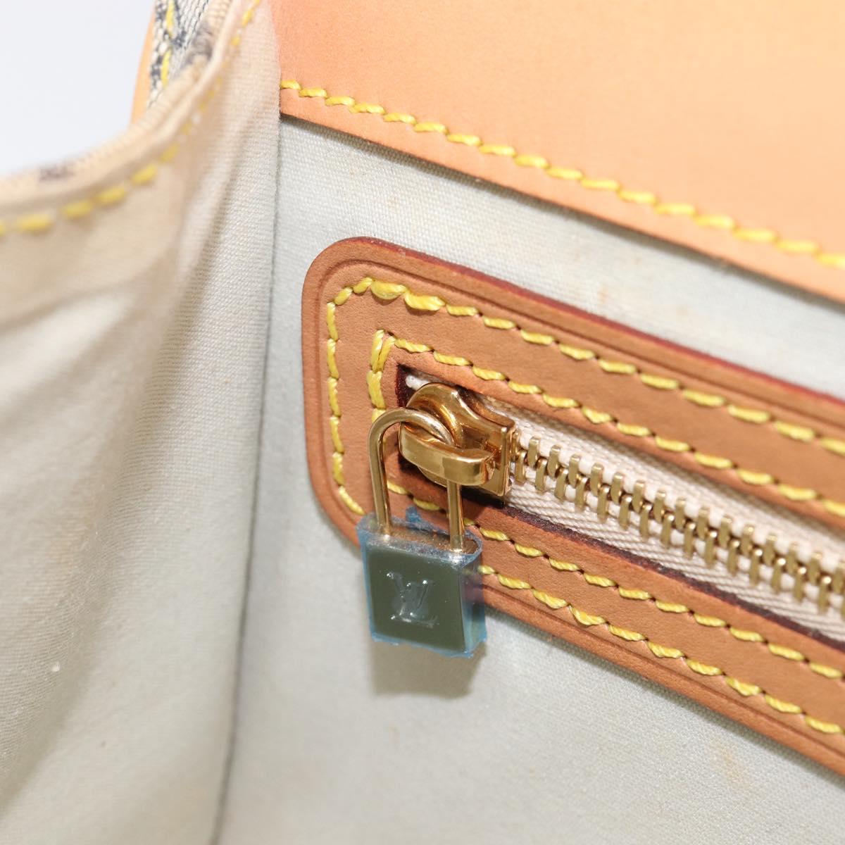 LOUIS VUITTON Monogram Mini Camille Chain Bag Blue M92002 LV Auth LN175A