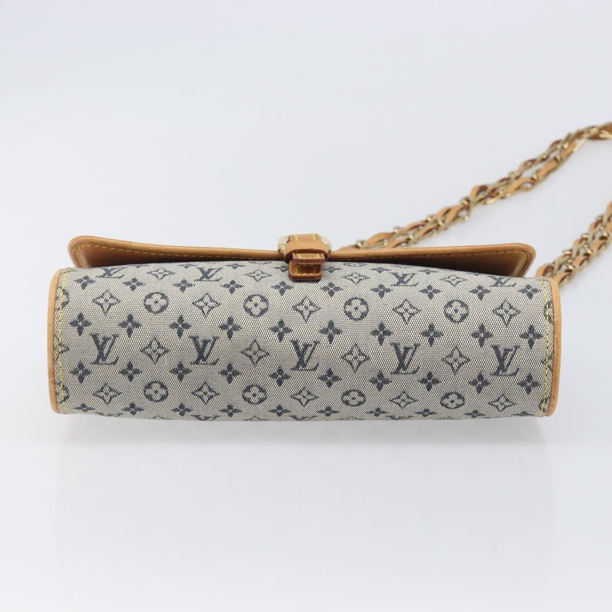 LOUIS VUITTON Monogram Mini Camille Chain Bag Blue M92002 LV Auth LN175A