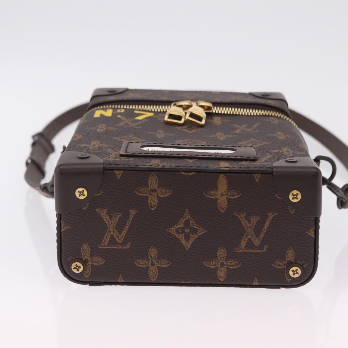 LOUIS VUITTON Monogram Vertical Box Trunk Shoulder Bag M59664 LV Auth LN212SM