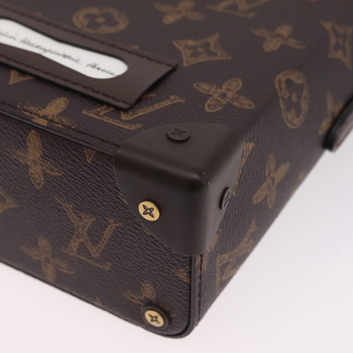 LOUIS VUITTON Monogram Vertical Box Trunk Shoulder Bag M59664 LV Auth LN212SM