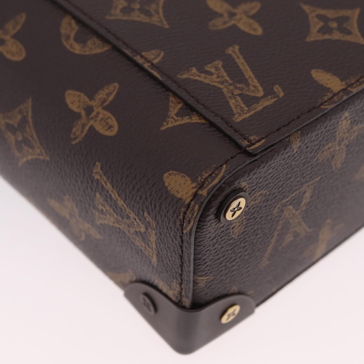 LOUIS VUITTON Monogram Vertical Box Trunk Shoulder Bag M59664 LV Auth LN212SM