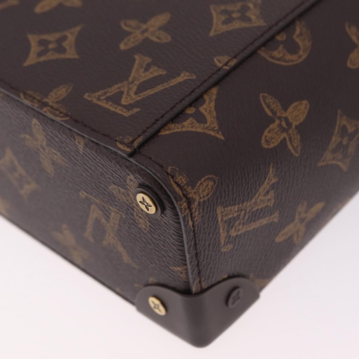 LOUIS VUITTON Monogram Vertical Box Trunk Shoulder Bag M59664 LV Auth LN212SM