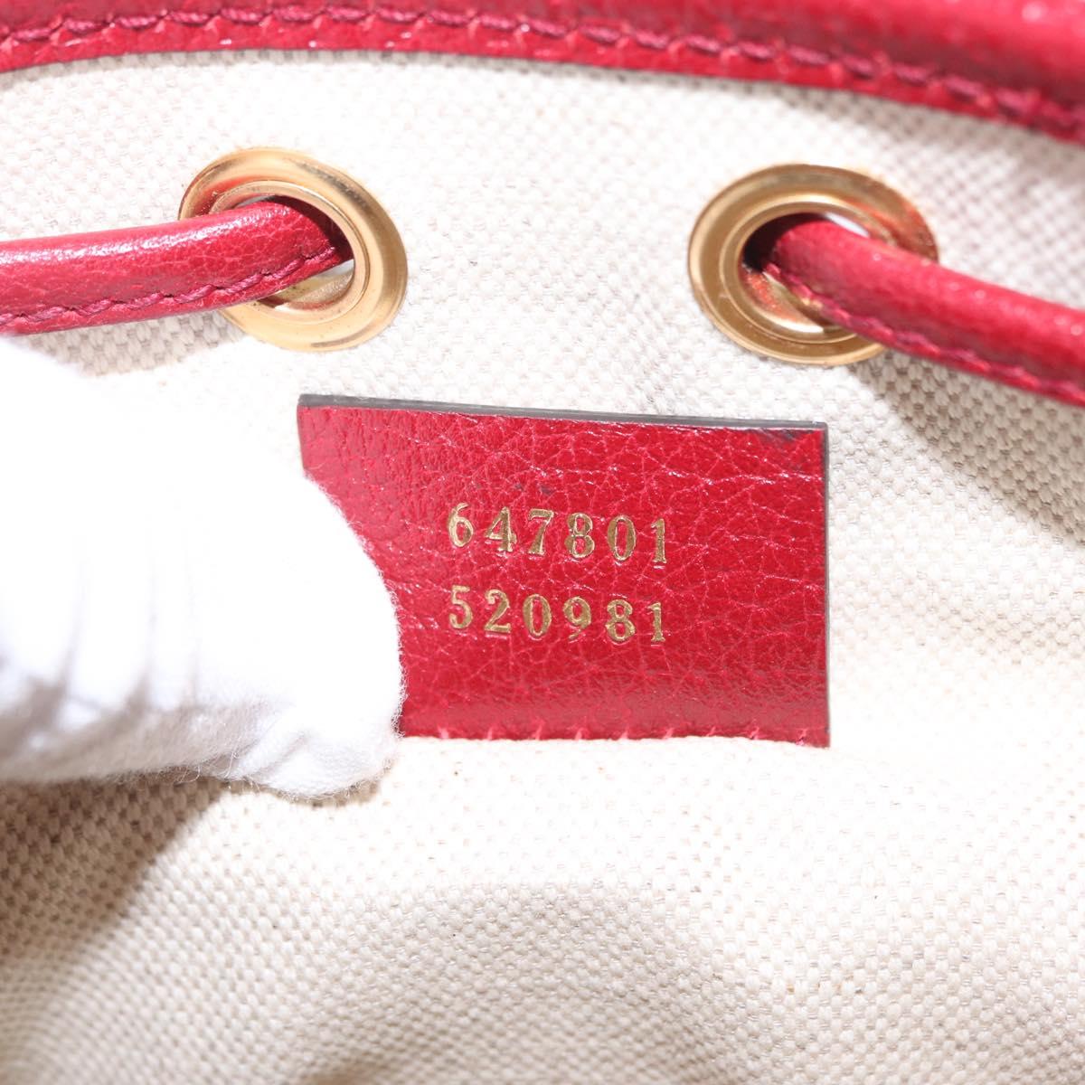 GUCCI Micro GG Supreme Fujiko-Pro Shoulder Bag PVC Beige Gold 647801 Auth LN214M