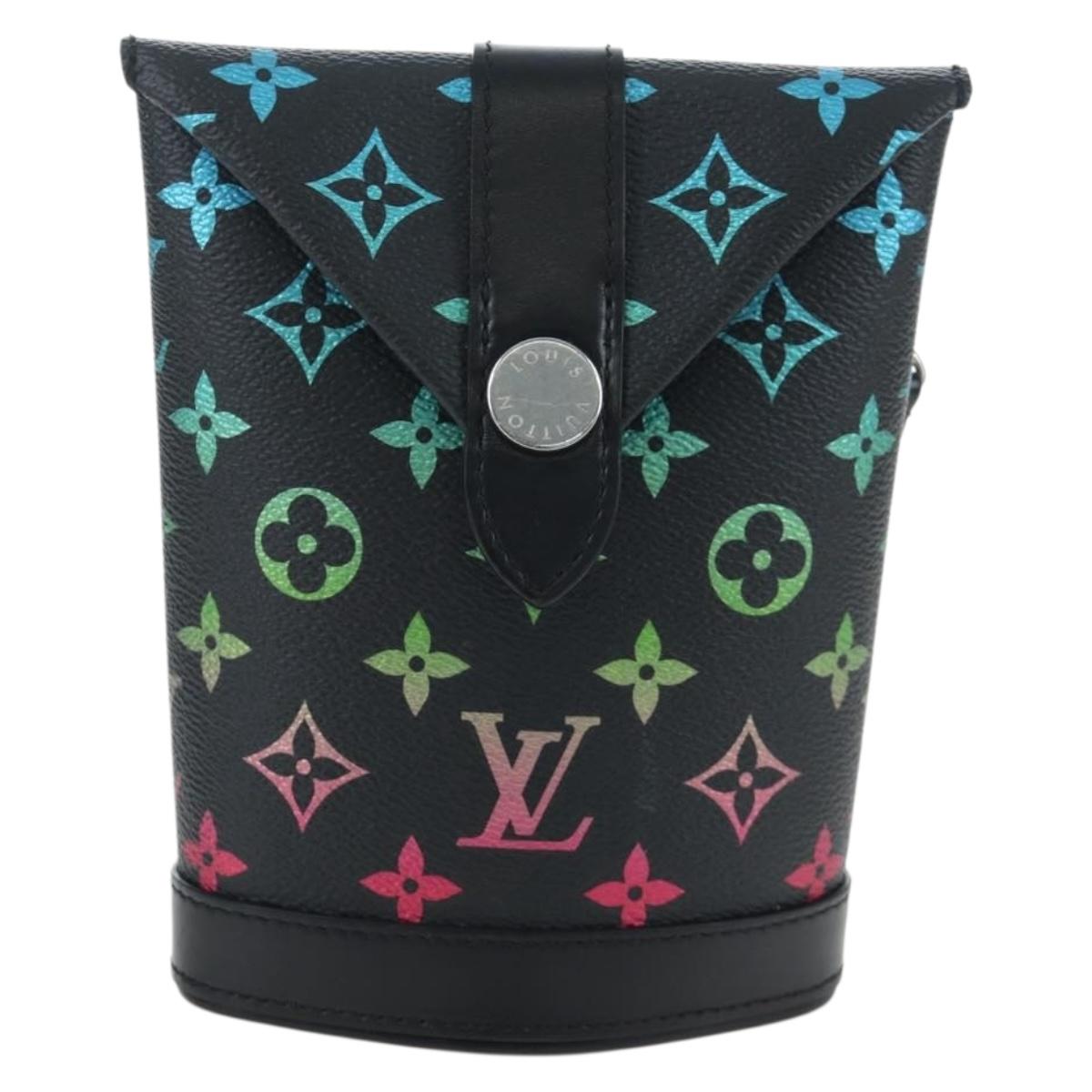 LOUIS VUITTON Monogram Gradient Envelope Pouch Black M13906 LV Auth LN216SM