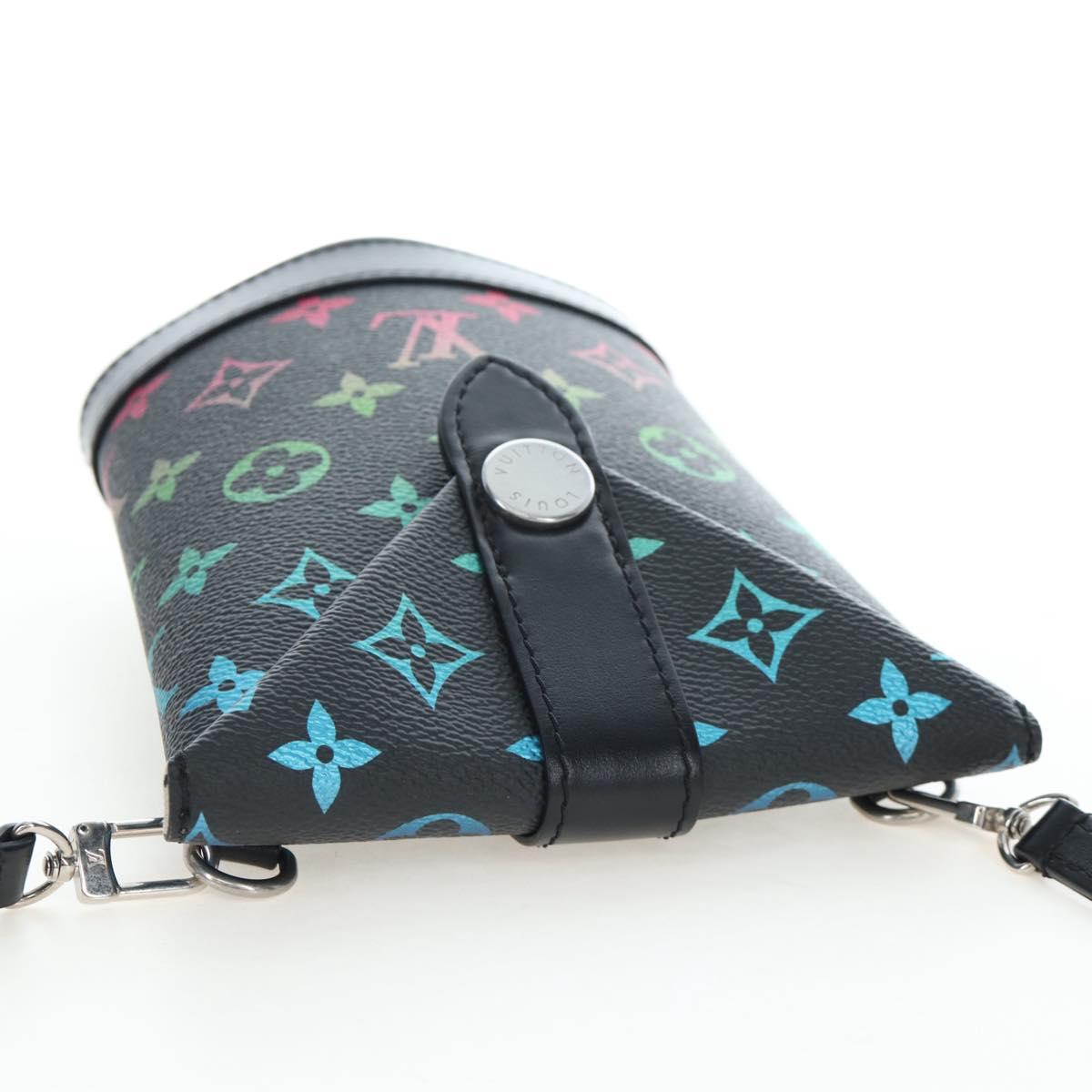 LOUIS VUITTON Monogram Gradient Envelope Pouch Black M13906 LV Auth LN216SM
