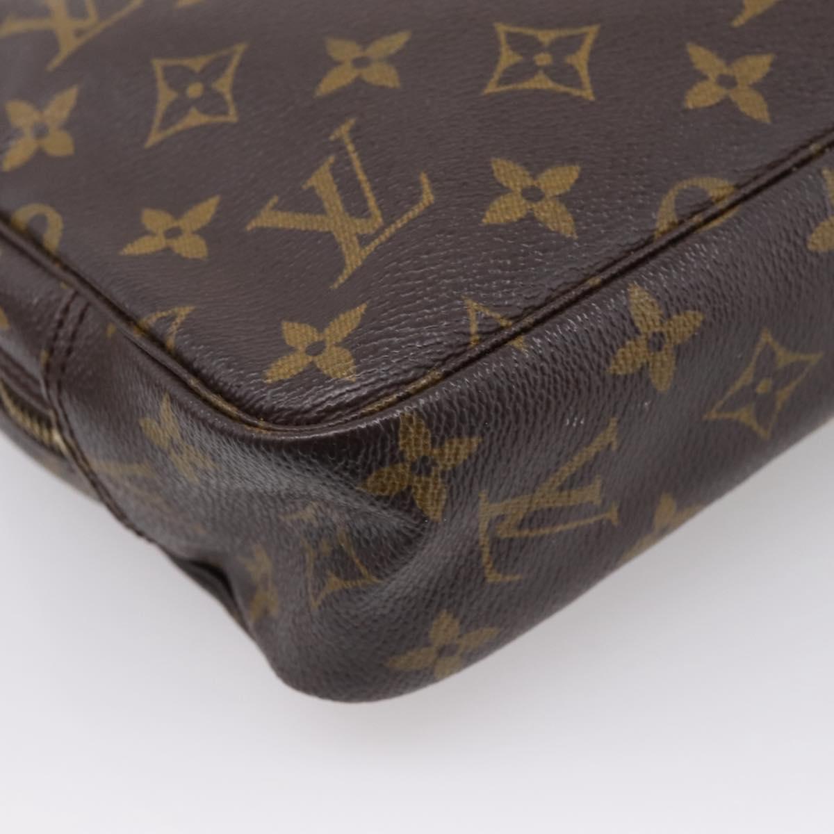 LOUIS VUITTON Monogram Trousse Toilette 23 Clutch Bag M47524 LV Auth LN241
