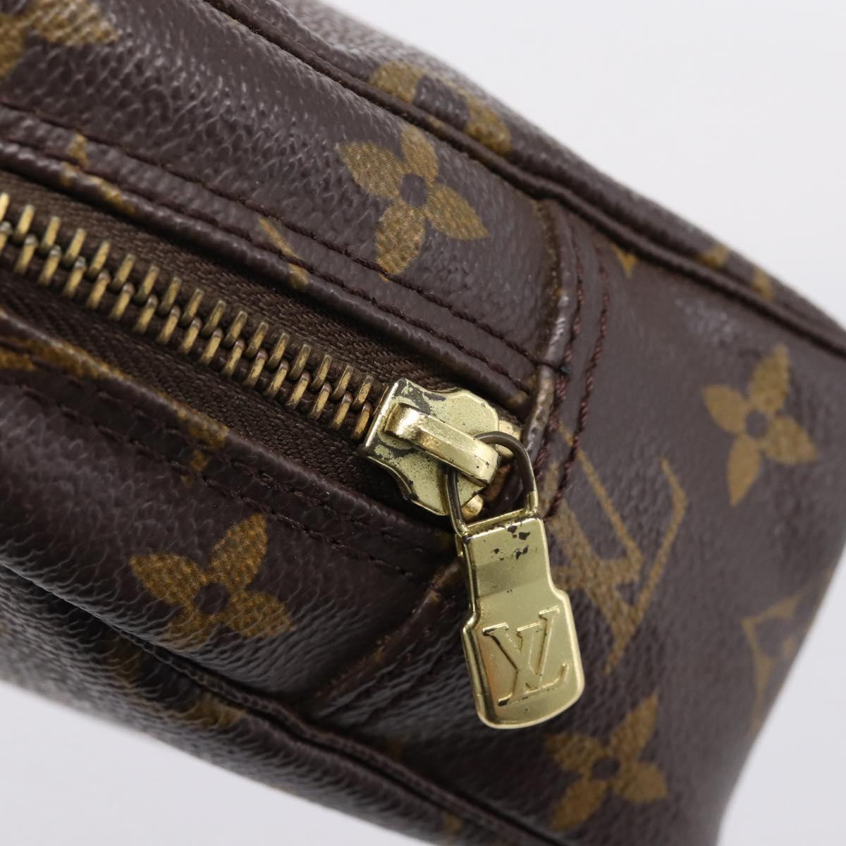 LOUIS VUITTON Monogram Trousse Toilette 23 Clutch Bag M47524 LV Auth LN241
