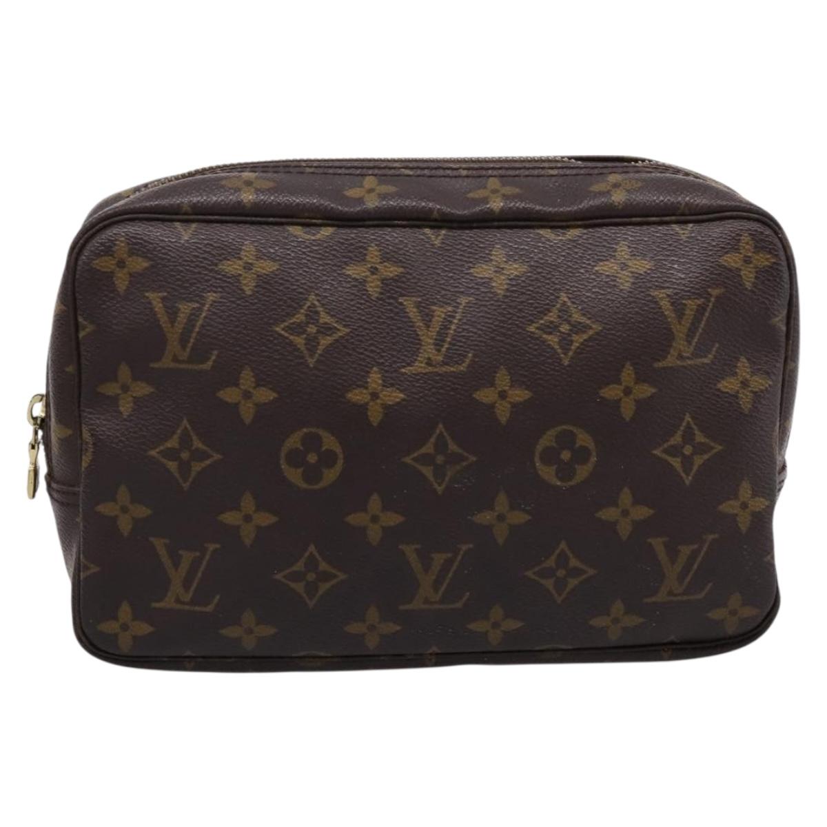 LOUIS VUITTON Monogram Trousse Toilette 23 Clutch Bag M47524 LV Auth LN241