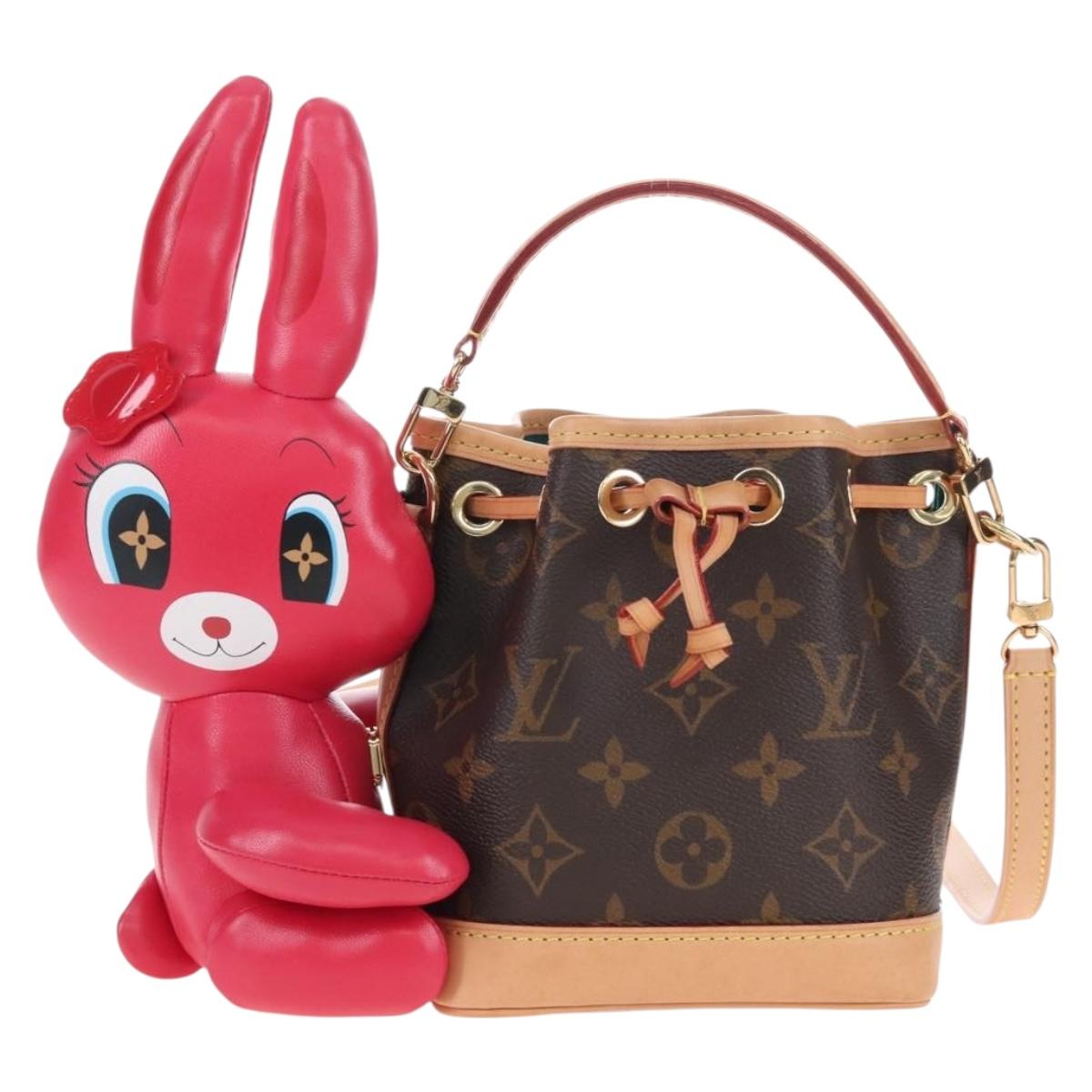 LOUIS VUITTON Animogram Nano Noe Shoulder Bag M11305 LV Auth LN250SM
