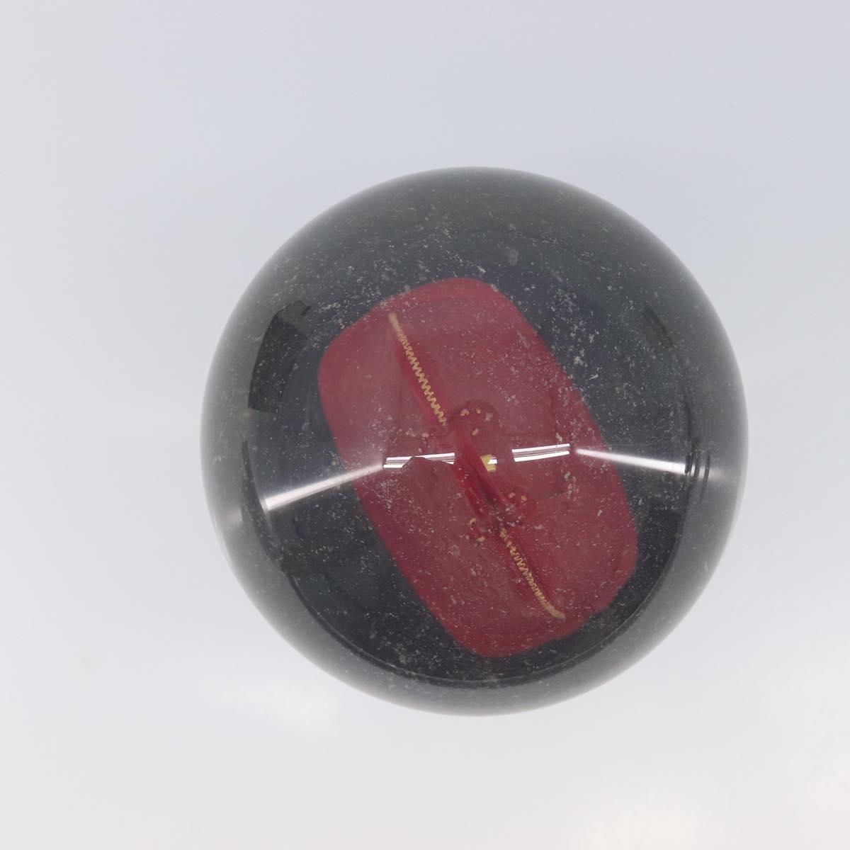 LOUIS VUITTON Alma Snow Globe Glass Red LV Auth LN262