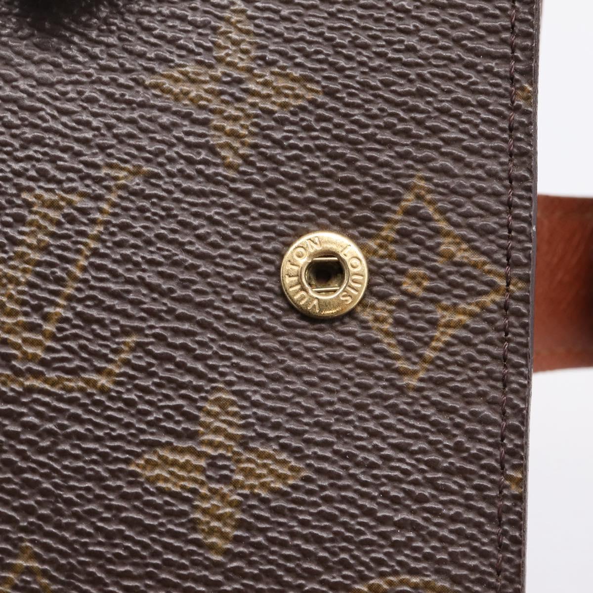 LOUIS VUITTON Monogram Agenda PM Day Planner Cover R20005 LV Auth LN265