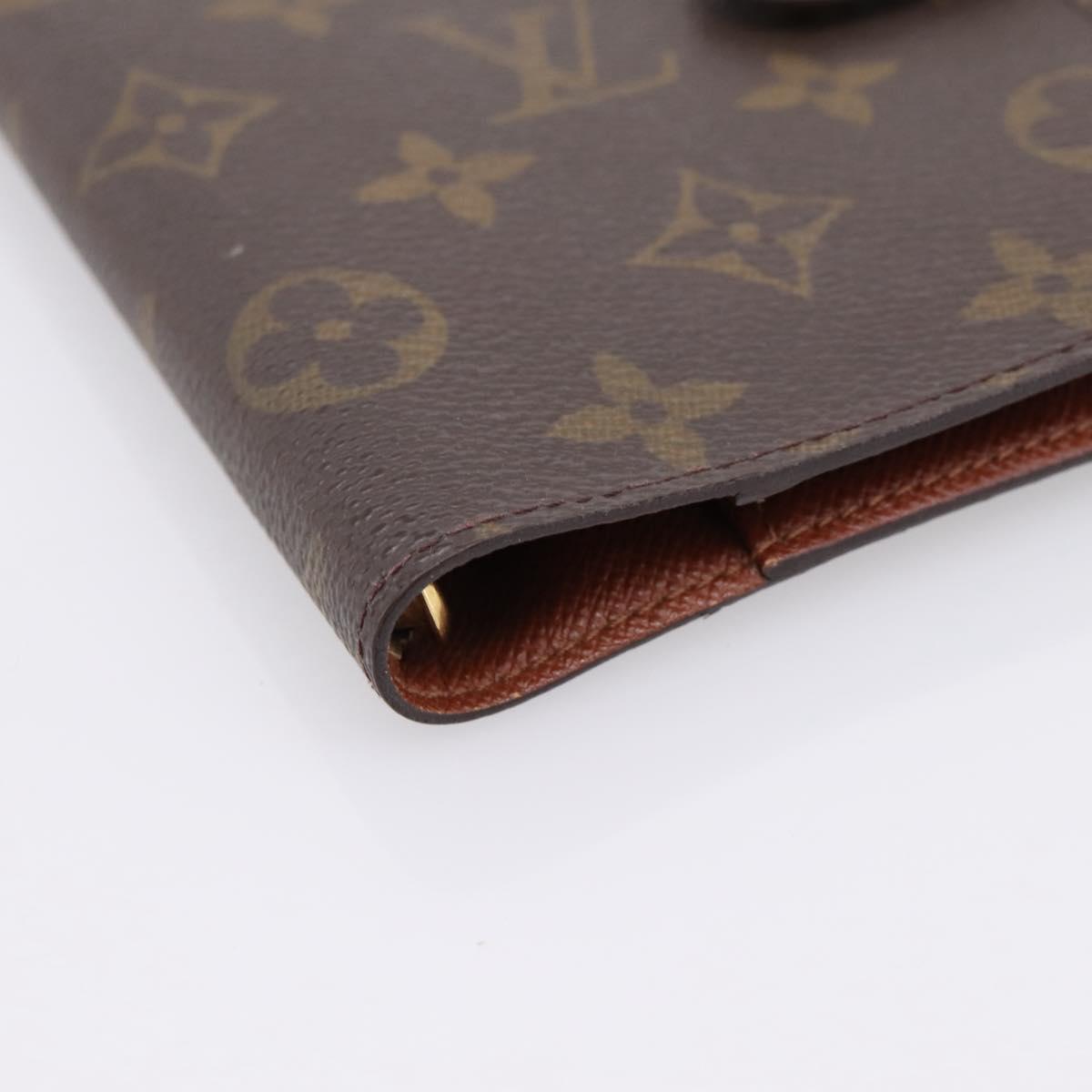LOUIS VUITTON Monogram Agenda PM Day Planner Cover R20005 LV Auth LN265
