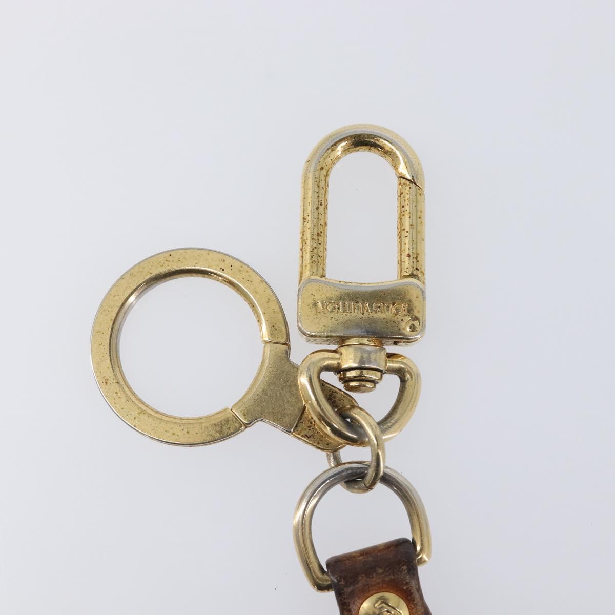 LOUIS VUITTON Takashi Murakami Porte Cles Panda Charm Leather M62637 Auth LN270