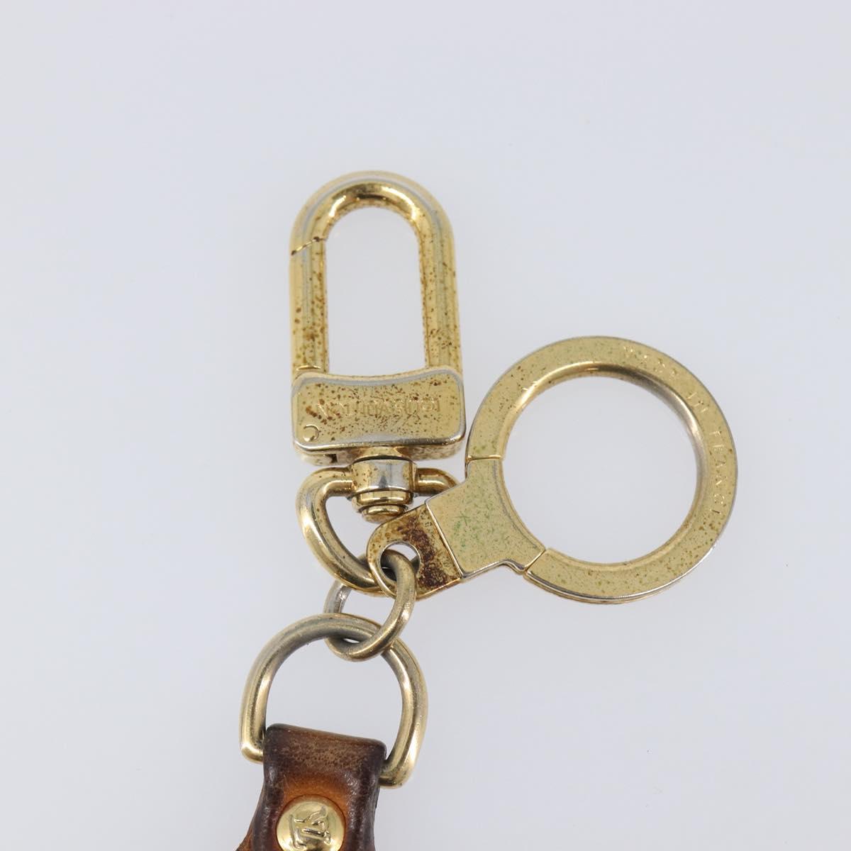 LOUIS VUITTON Takashi Murakami Porte Cles Panda Charm Leather M62637 Auth LN270