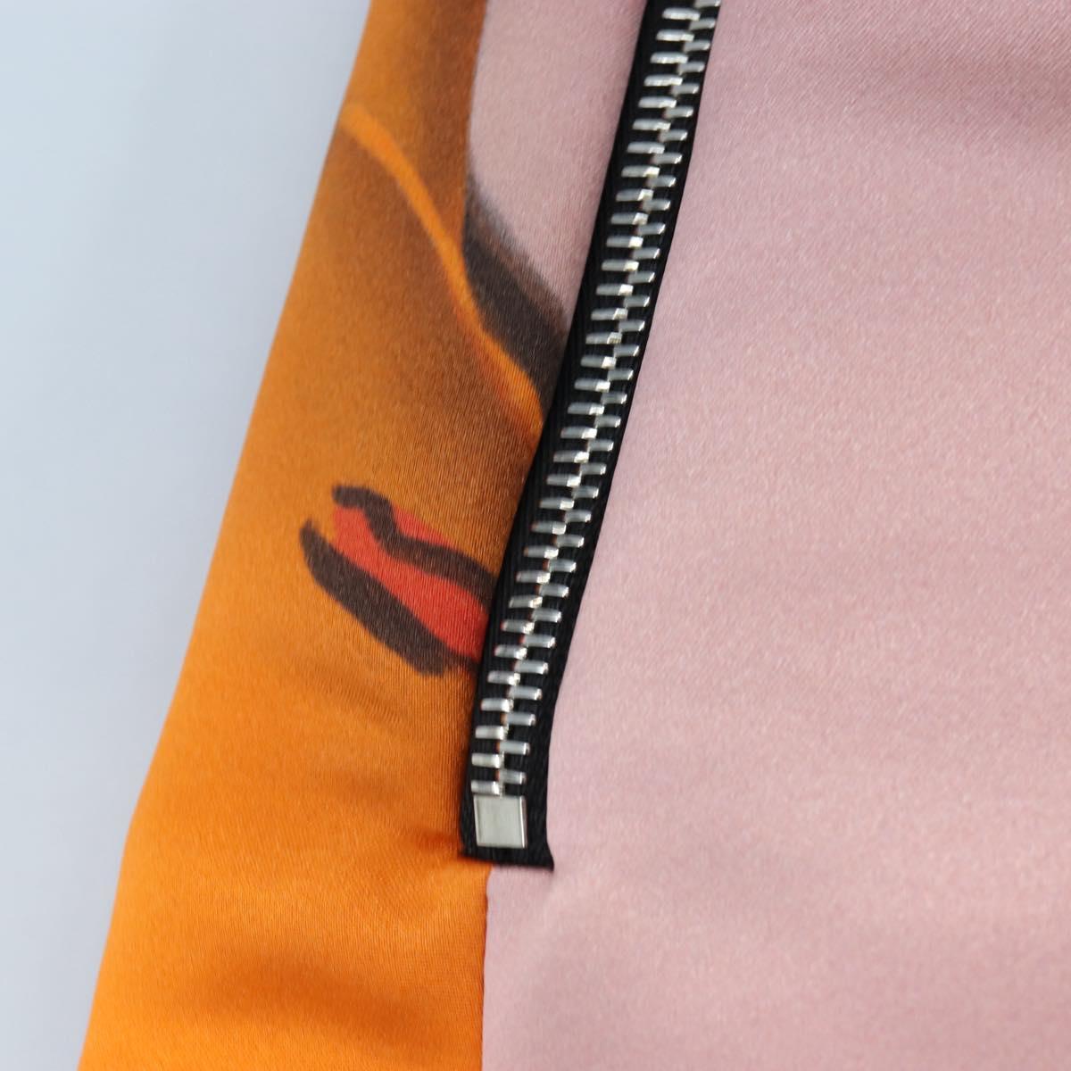 LOUIS VUITTON Skirt Silk Sun Yitian Collaboration 36 Pink LV Auth LN272M