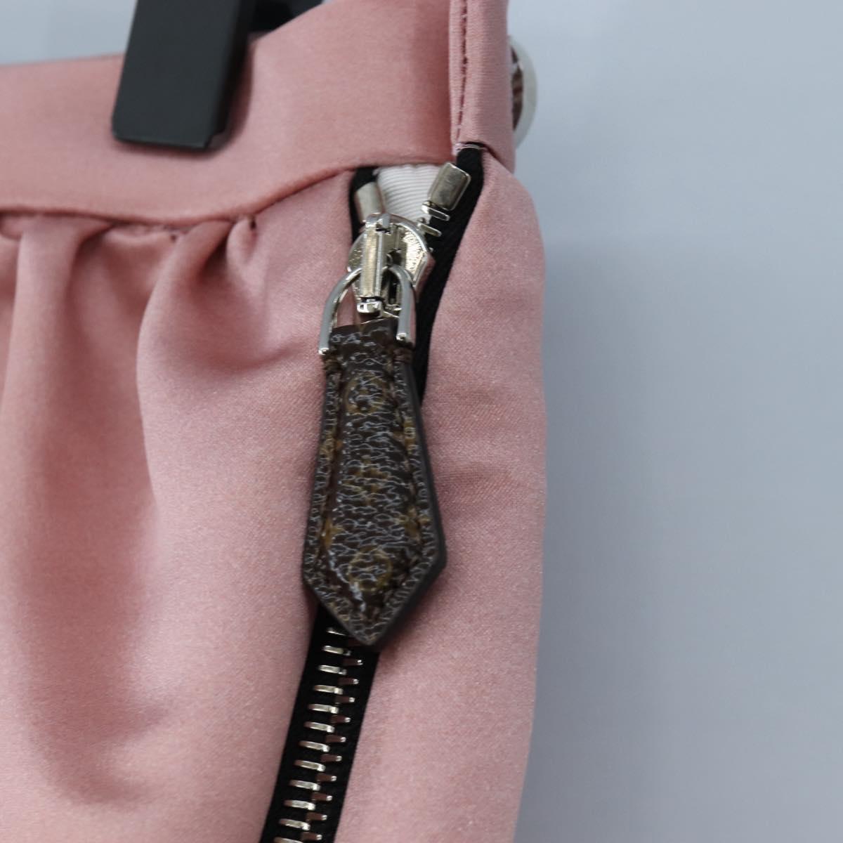 LOUIS VUITTON Skirt Silk Sun Yitian Collaboration 36 Pink LV Auth LN272M